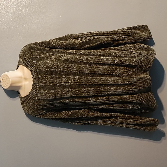 Zenana outfitters size XL oversized soft green sweater - Picture 2 of 16